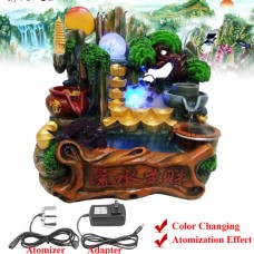 Fountain Ornament Indoor Table Bench Top Water Fortune+ Mist Fogger Humidifier   232815615691